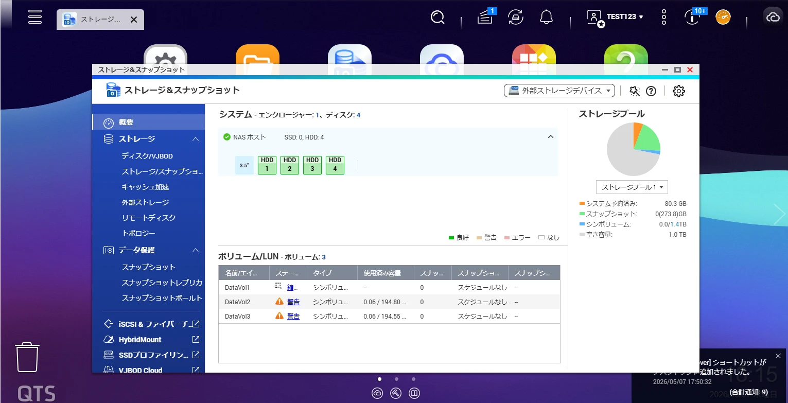 RAID + 暗号化 複合障害
