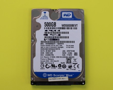 WD5000BEVT-16A0RT0