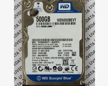 WD5000BEVT-00A0RT0