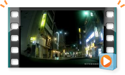 Drive Recorder復旧で復元された3番目の映像クリップ: 事故直前までの夜間市街地映像